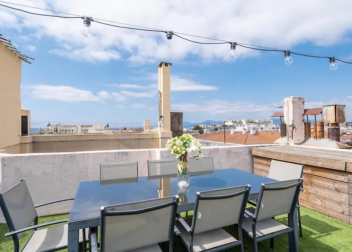 Rooftop Scls - Terrasse, Jacuzzi, Rue D'antibes Cannes