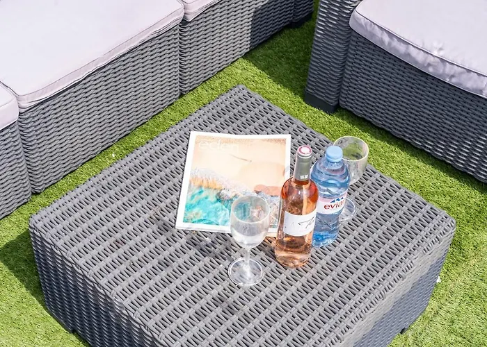 Daire Rooftop Scls - Terrasse, Jacuzzi, Rue D'antibes Cannes