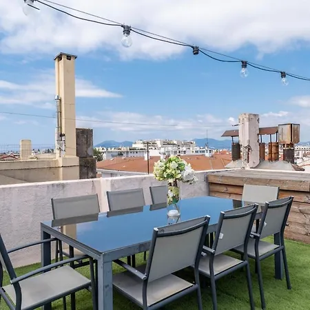 Rooftop Scls - Terrasse, Jacuzzi, Rue D'antibes Cannes